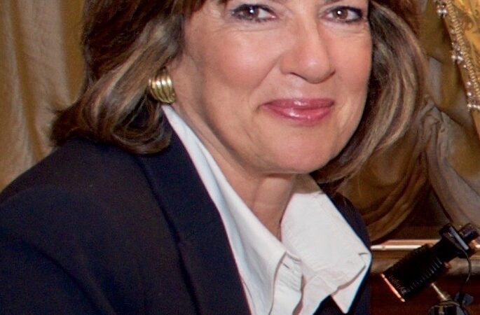 Christiane Amanpour durante entrevista em Viena, em julho de 2015